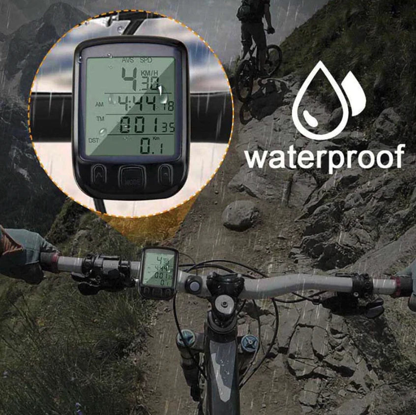 Bike Bicycle Speedometer Cycle Digital Odometer Computer Waterproof LCD Wireless