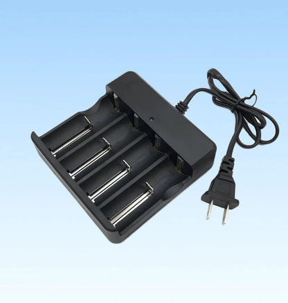 Li-Ion Lithium Smart Charger 3.7V 2 4 6 Slot for 16340/14500/26650 RCR123 USA A+