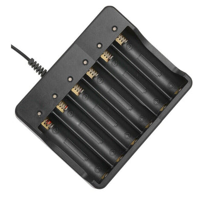 Li-Ion Lithium Smart Charger 3.7V 2 4 6 Slot for 16340/14500/26650 RCR123 USA A+