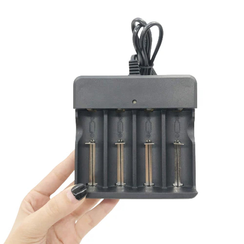 Li-Ion Lithium Smart Charger 3.7V 2 4 6 Slot for 16340/14500/26650 RCR123 USA A+